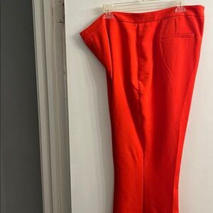 Nine West Bold Red Kick Flare Pants